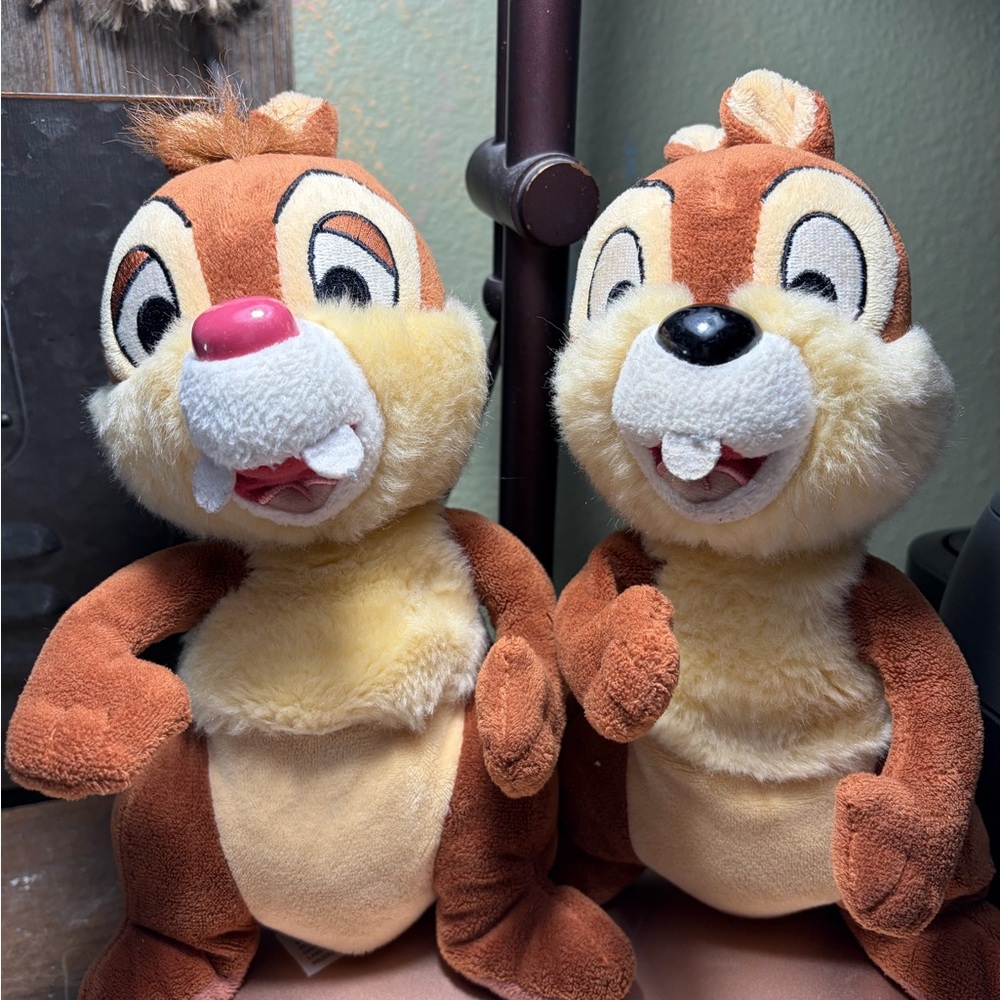 Disney Chip and Dale Plush Toys - Brown and Cream